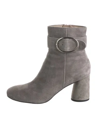 Pre-owned Donald Pliner Suede Boots In Grey