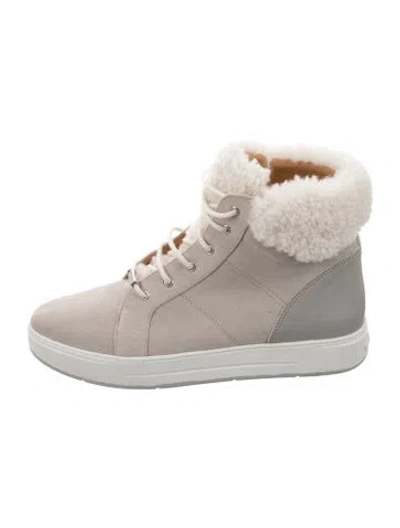 Pre-owned Donald Pliner Suede Boots In Neutrals