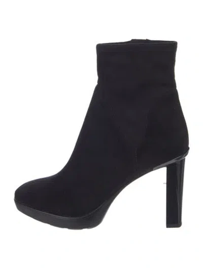 Pre-owned Donald Pliner Suede Boots W/ Tags In Black