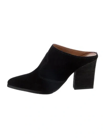 Pre-owned Donald Pliner Suede Mules W/ Tags In Multi