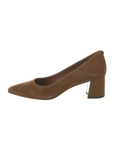 Pre-owned Donald Pliner Suede Pumps In Brown