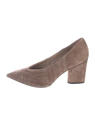 Pre-owned Donald Pliner Suede Pumps In Brown