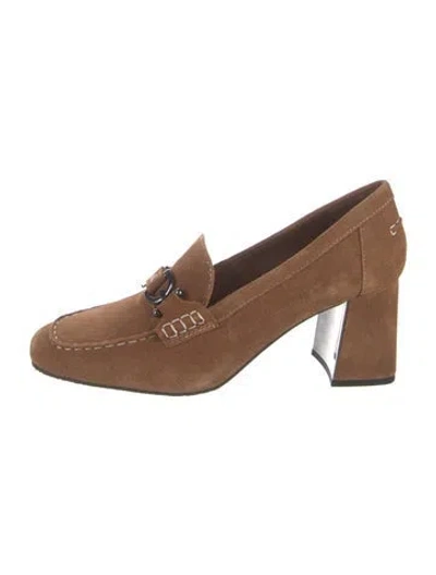 Pre-owned Donald Pliner Suede Pumps In Brown
