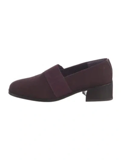 Pre-owned Donald Pliner Suede Pumps In Purple