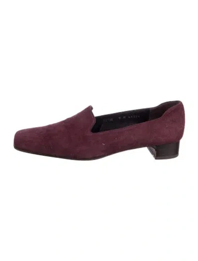 Pre-owned Donald Pliner Suede Pumps In Purple