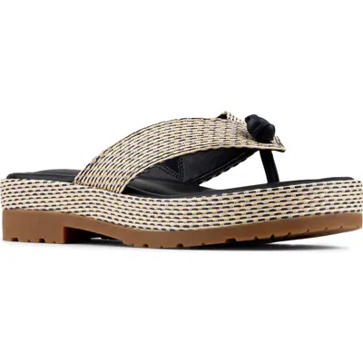 Donald Pliner Sylverr Platform Flip Flop In Multi