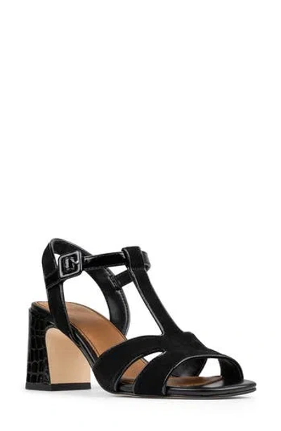 Donald Pliner T-strap Sandal In Black