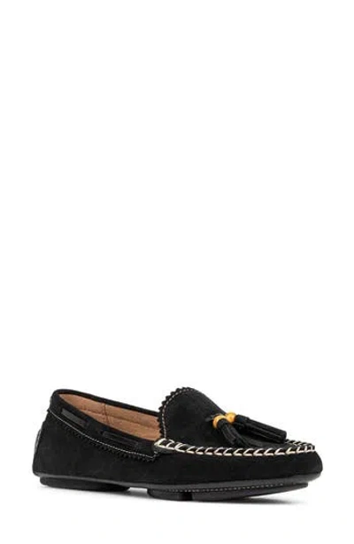 Donald Pliner Tassel Driver In Black