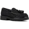 Donald Pliner Tassel Loafer In Black - Blk