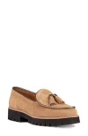 Donald Pliner Tassel Loafer In Saddle