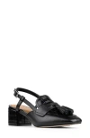 Donald Pliner Tassel Slingback Pump In Black