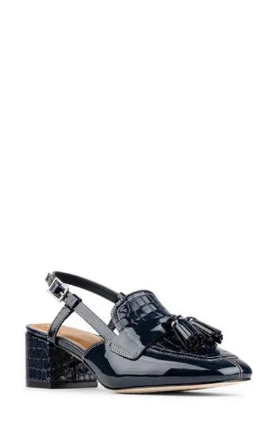 Donald Pliner Tassel Slingback Pump In Blue