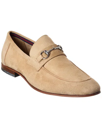 Donald Pliner Ted Suede Loafer In Neutral