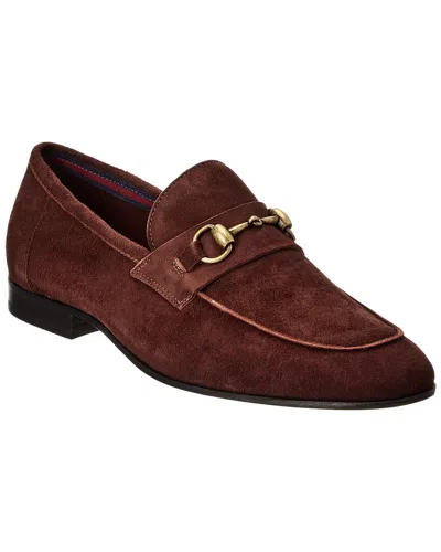 Donald Pliner Ted Suede Loafer In Brown