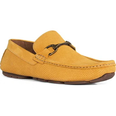 Donald Pliner Textured Horsebit Loafer In Ochre