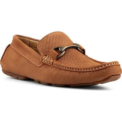 Donald Pliner Textured Horsebit Loafer In Whiskey