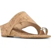 Donald Pliner Vesna Toe Loop Wedge Sandal In Animal Print