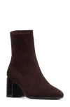 Donald Pliner Tomos Block Heel Bootie In Brown