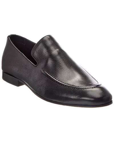 Donald Pliner Tristan Leather Loafer In Black