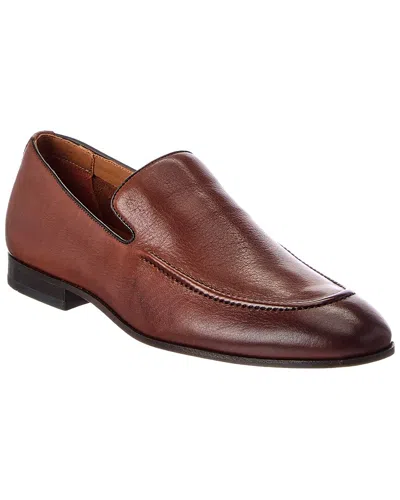 Donald Pliner Tristan Leather Loafer In Brown