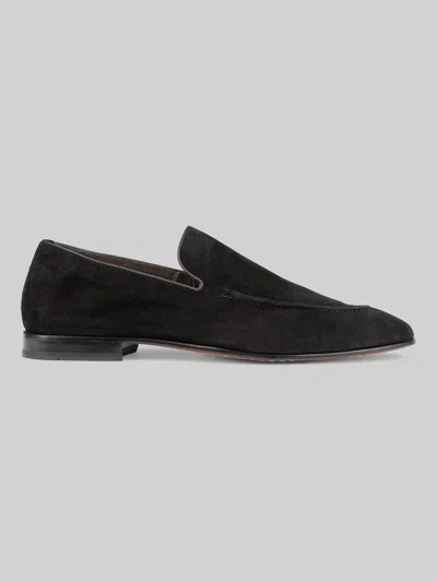 Donald Pliner Tristan Moc Toe Loafers In Black