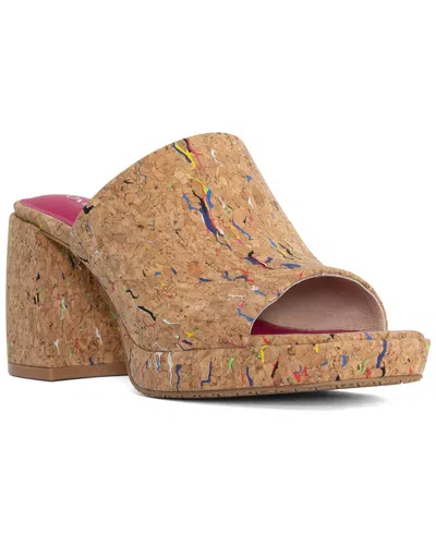 Donald Pliner Turner Cork Mule In Multi