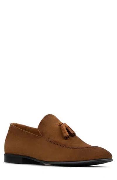 Donald Pliner Udell Tassel Loafer In Brown