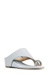 Donald Pliner Vesnaspan Wedge Slide Sandal In Light Blue