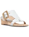 Donald Pliner Vine Leather Slide In White