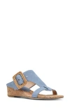 Donald Pliner Vine Wedge Sandal In Denim