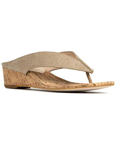Donald Pliner Vylette Wedge Flip Flop In Multi