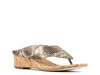 Donald Pliner Vylette Leather Sandal In Gold