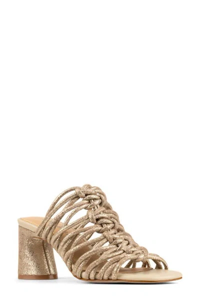 Donald Pliner Vyta Strappy Block Heel Sandal In Multi