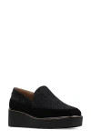 Donald Pliner Wallis Platform Wedge Loafer In Black