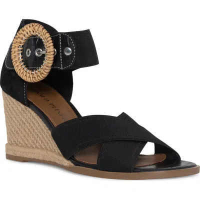 Donald Pliner Wedge Sandal In Black