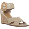Donald Pliner Women's Ankle Strap Crisscross High Heel Sandals In Platino