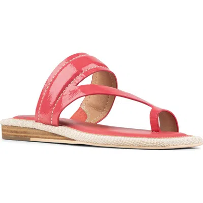 Donald Pliner Wedge Toe Loop Sandal In Pink