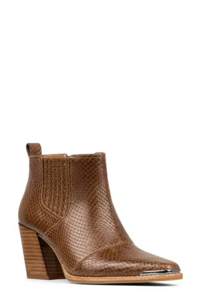 Donald Pliner Wilis Western Boot In Brown