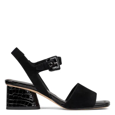 Donald Pliner Women Aaro Black Suede Casual