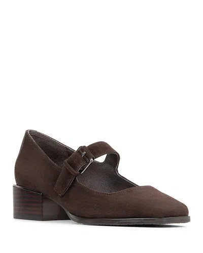 Donald Pliner Women's Amiya Suede Mary Jane Pumps In Brown