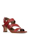 Donald Pliner Fisherman Kitten Heel Sandal In Tomato