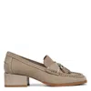 Donald Pliner Moc Toe Tassel Loafer In Taupe
