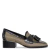 Donald Pliner Tassel Pump In Black Raffia