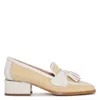 Donald Pliner Tassel Pump In Natural Raffia