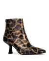 Donald Pliner Women Baltimore Saddle Leopard Bootie In Saddle
