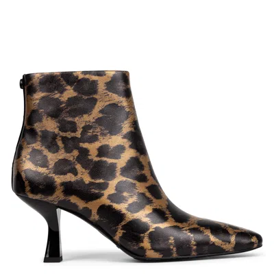 Donald Pliner Women Baltimore Saddle Leopard Bootie