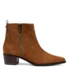 Donald Pliner Western Bootie In Saddle
