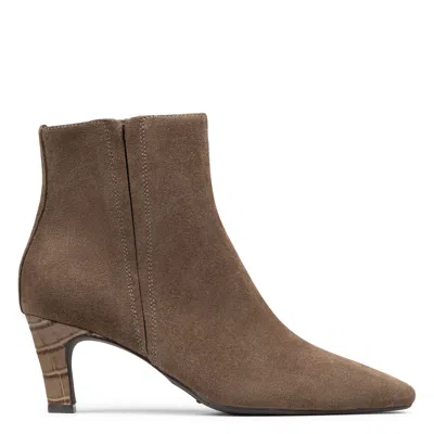 Donald Pliner Women Banter Dark Taupe Bootie In Brown