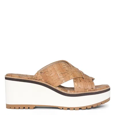 Donald Pliner Women Beaumont Natural Cork Casual In Brown