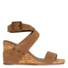 Donald Pliner Strappy Wedge Sandal In Toast